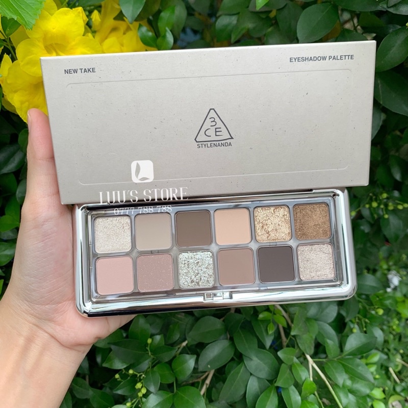 Bảng Phấn Mắt 3CE New Take Tone #Raw Neutrals