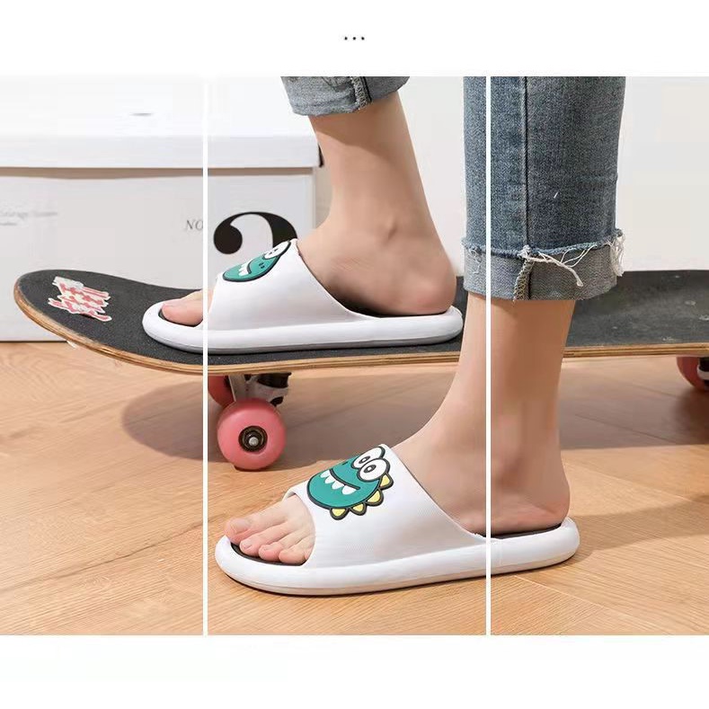 Dép quai ngang unisex Khủng Long dion siêu hot phong cách thời trang ulzzang đi siêu êm chân chống trơn trượt tốt TH-84