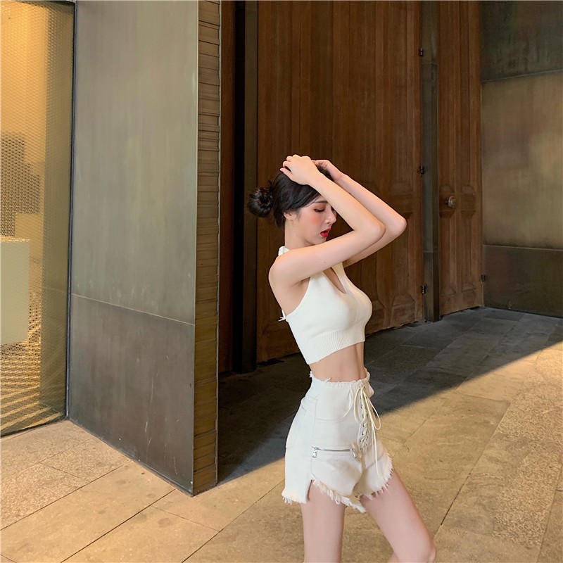 SET ÁO LEN QUẦN SHORT NỮ ULZZANG 🌼