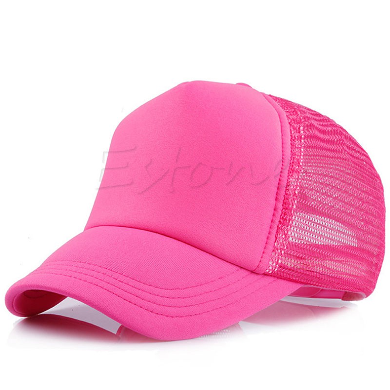 Nón kết phối lưới màu trơn thời trang cá tính năng động dành cho bé