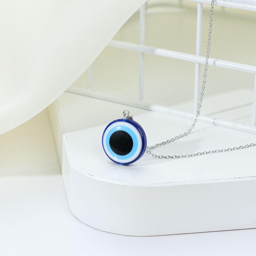 NIUYOU Vòng cổ Mạ Bạc Hình Con Mắt Quỷ Thời Trang