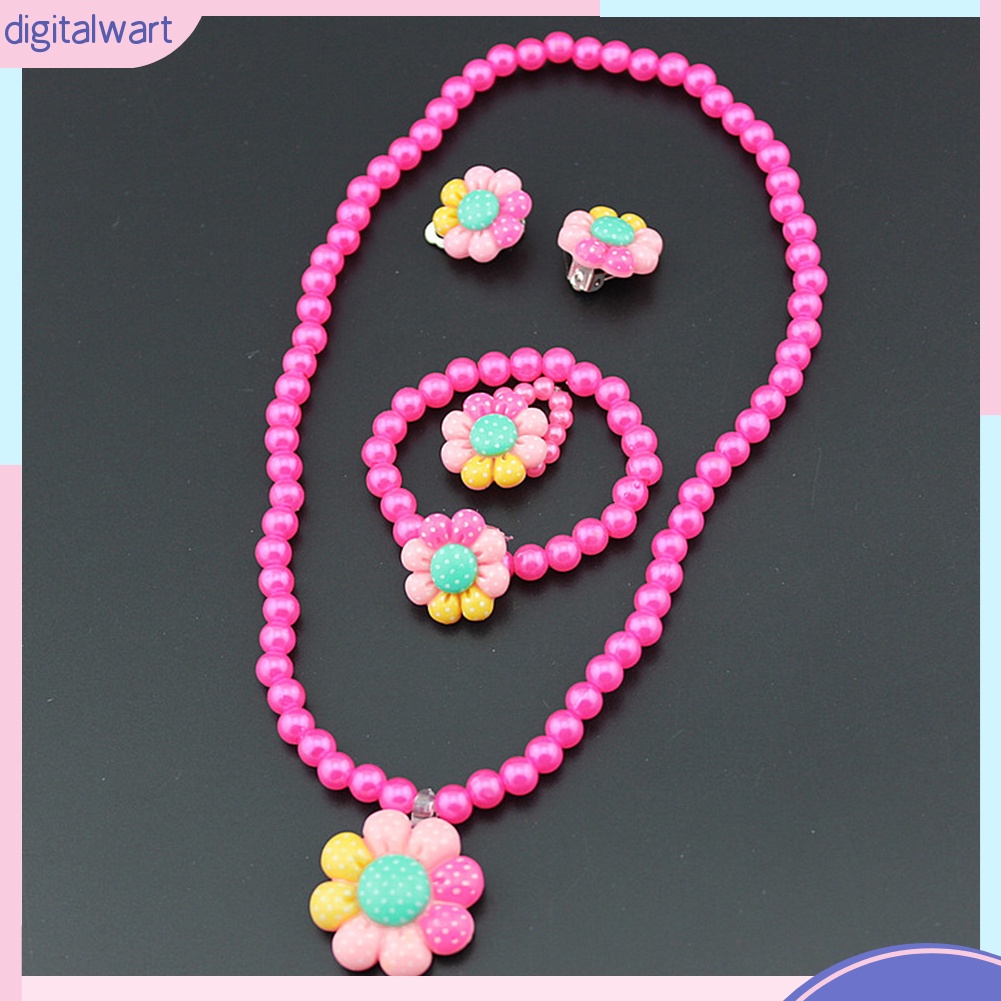 Bộ trang sức ngọc trai đồ chơi cho bé ngọt ngào dễ thương