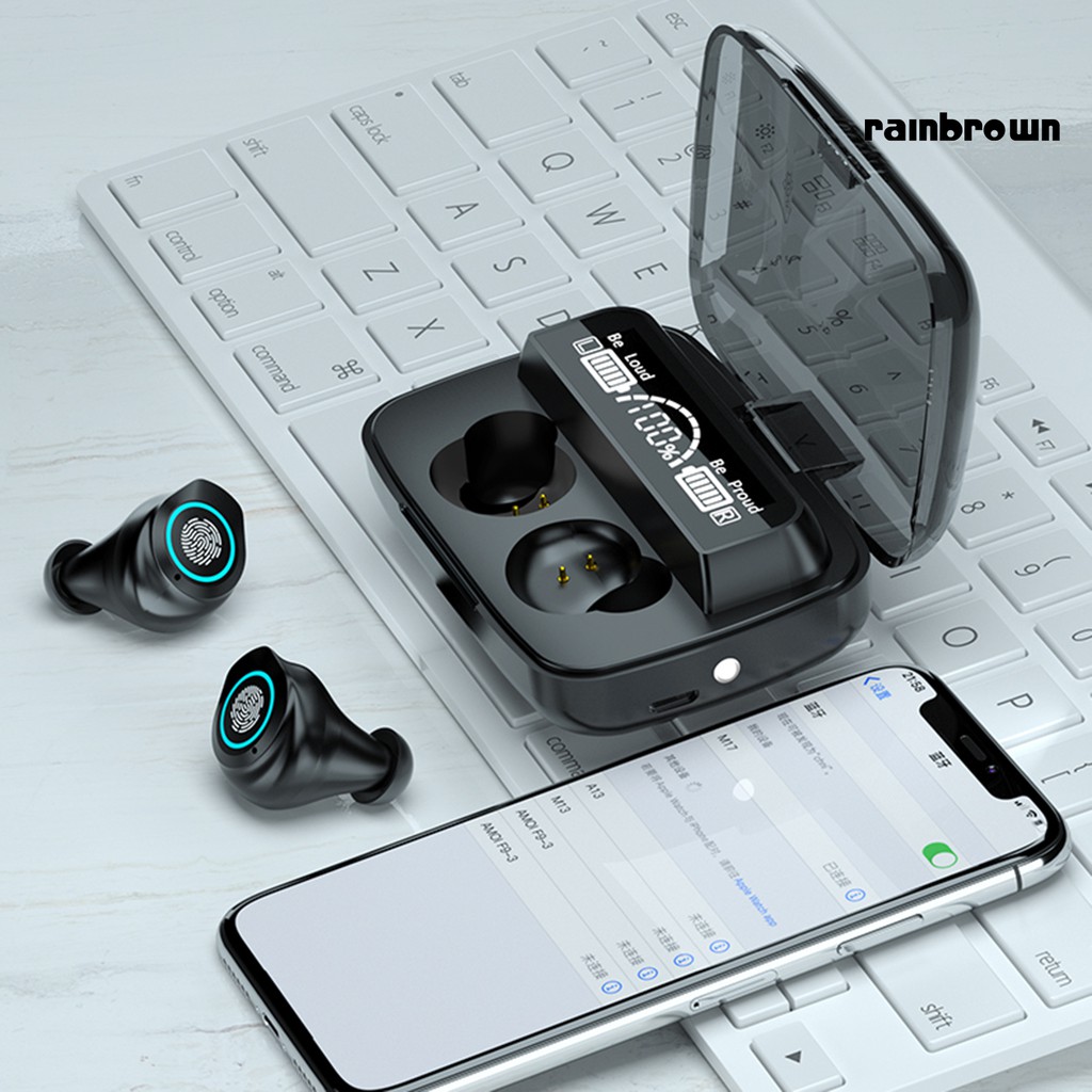 Tai Nghe Không Dây Bluetooth 5.0 Chống Nước / Rej / Tws Điều Khiển Cảm Ứng