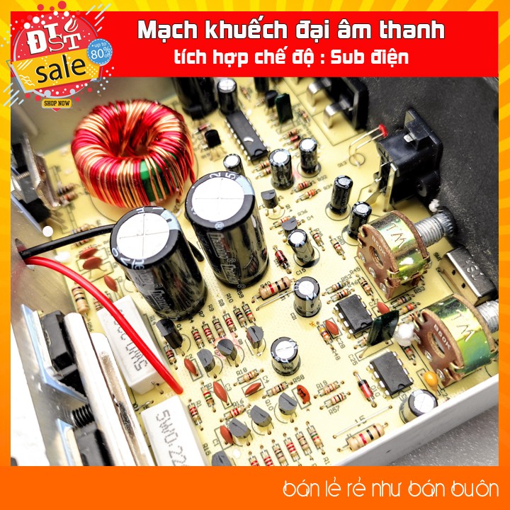 Mạch khuếch đại âm thanh công suất cao kiêm Sub điện 12V