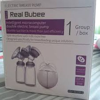 [Tặng 5 Lót Thấm Sữa] Máy hút sữa điện đôi Real Bubee - BQSHOP2016