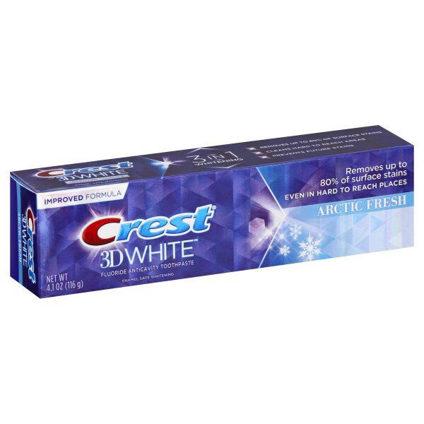 Kem đánh răng ❤ FREESHIP ❤ Kem đánh răng Crest 3D White Advanced Whitening 158g – cres, kem trắng răng