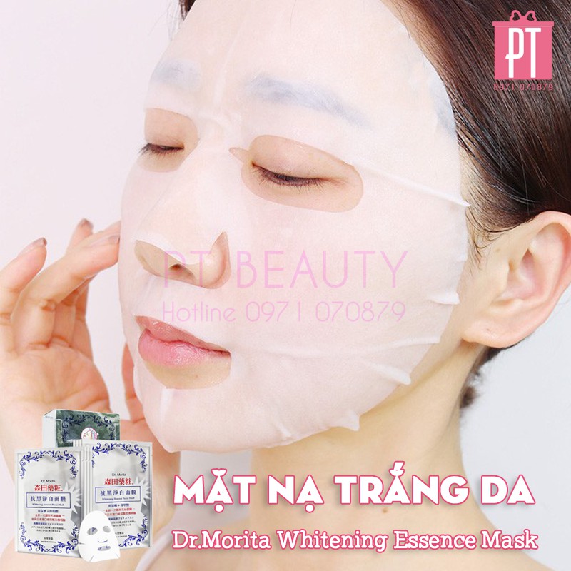 [Date T8/2022] Lẻ 1 miếng DM36 ☆ Mặt nạ Dr.Morita dưỡng trắng da Whitening Essence Đài Loan