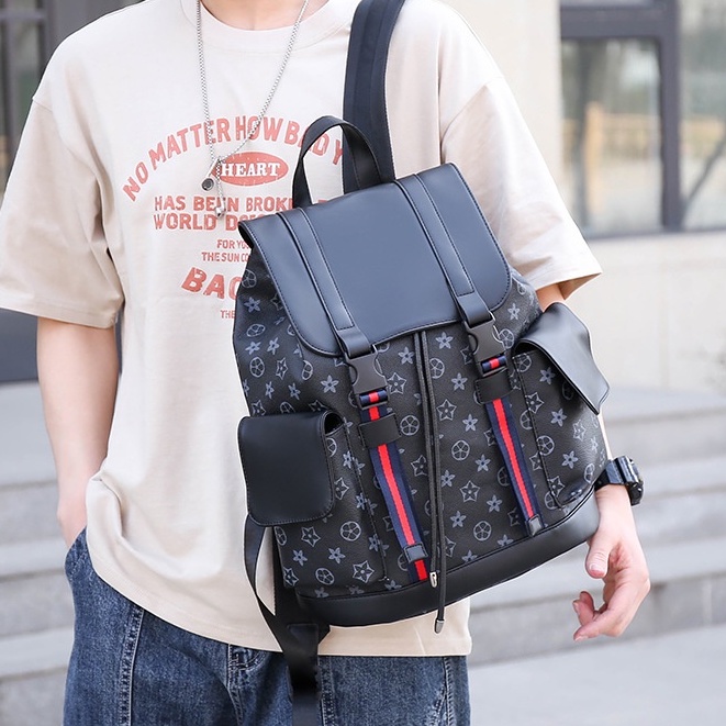 Balo da nam nữ lv đi học cao cấp IRRY cặp đi học nam nữ đẹp phong cách thời trang unisex