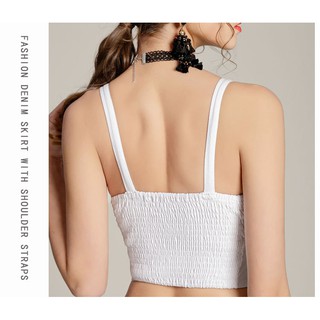 ÁO CROP TOP HAI DÂY DỄ THƯƠNG