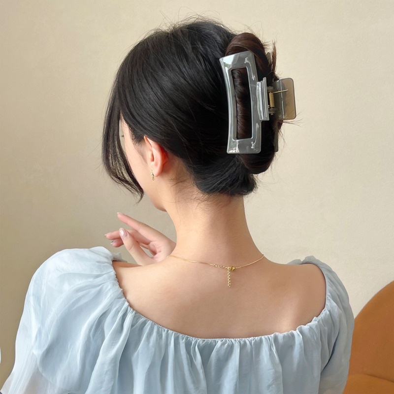 Kẹp tóc nhựa cỡ to size to dành cho tóc dày kẹp tóc Hàn quốc