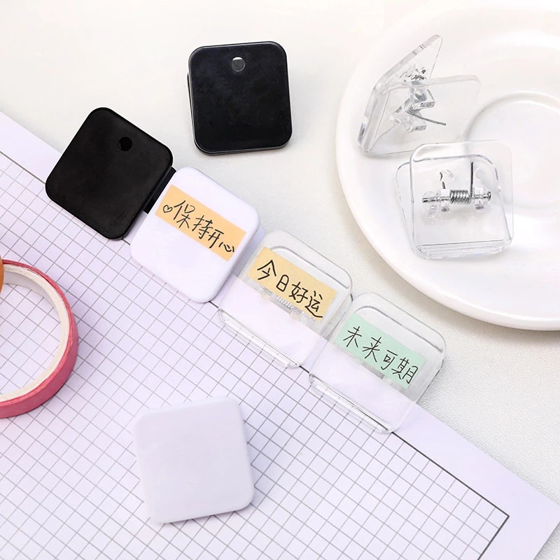 Kẹp Giấy Nhựa Họa Tiết Hoạt Hình Dễ Thương Dành Cho Học Sinh