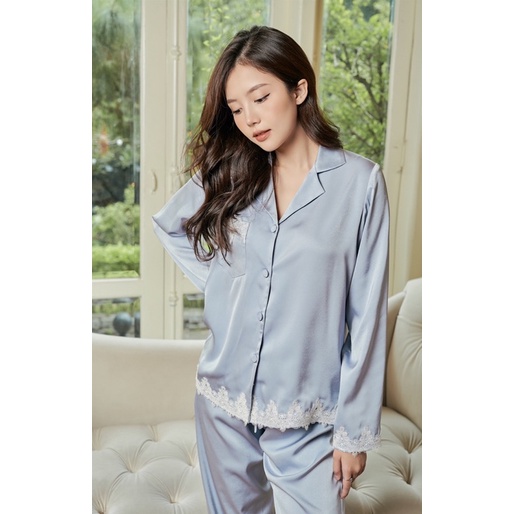 Set pyjamas F1 ren nổi lụa ngọc trai cao cấp | BigBuy360 - bigbuy360.vn
