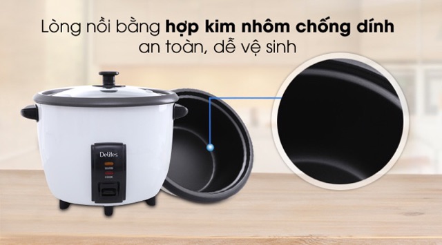 Nồi cơm điện Delites 1.8 lít NCR1801 | BigBuy360 - bigbuy360.vn