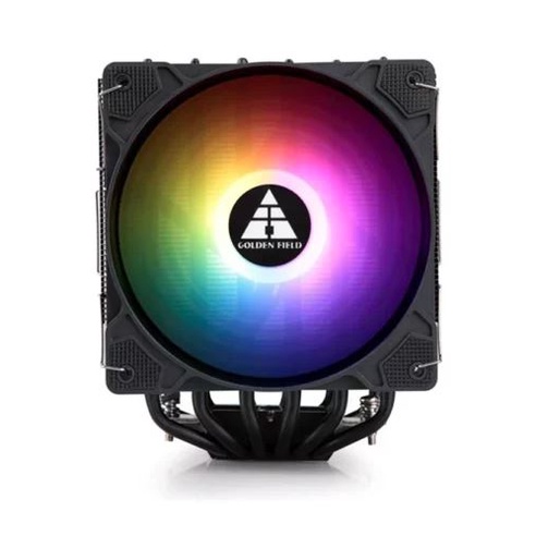 Tản nhiệt khí CPU Golden Field Wind Black 2 Fan Led ARGB Sync - Hàng chính hãng