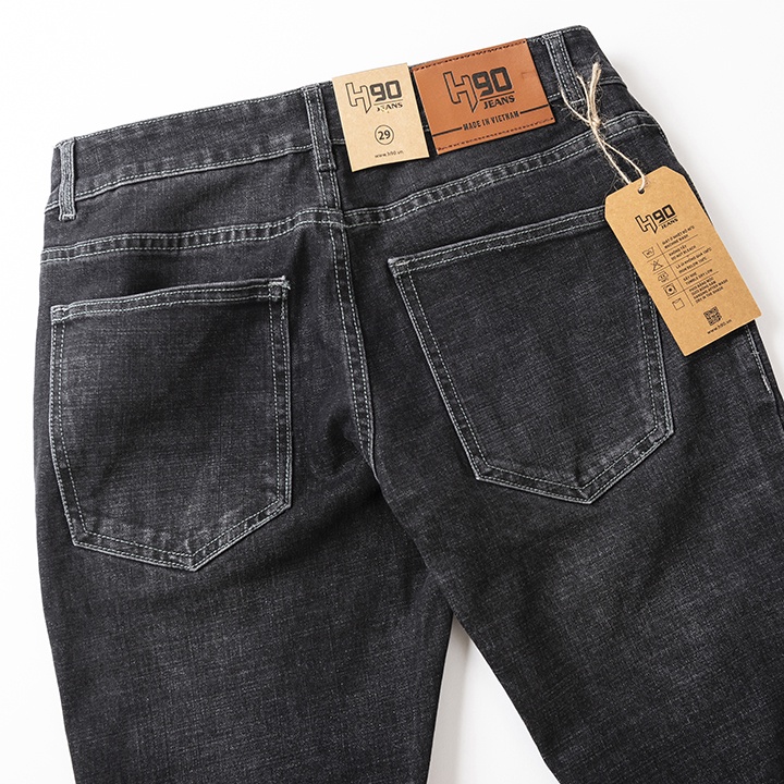 Quần jean skinny nam cao cấp H90 màu đen chất co giãn trẻ trung J081 | BigBuy360 - bigbuy360.vn