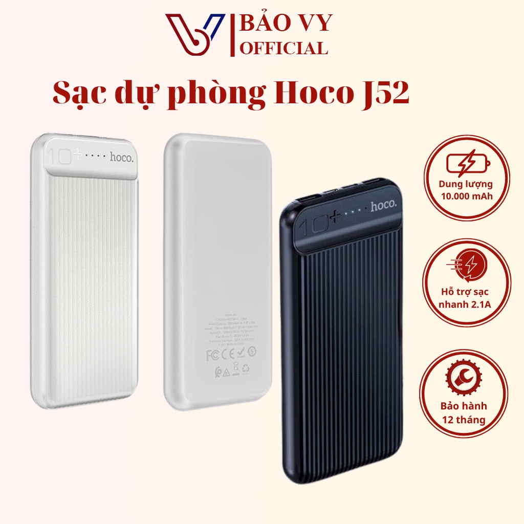 Sạc dự phòng 10000mah Wekome WP-301, Pin xạc dự phòng chính hãng sạc nhanh PD 22.5W QC 3.0 tiện lợi nhỏ gọn  - BAOVY