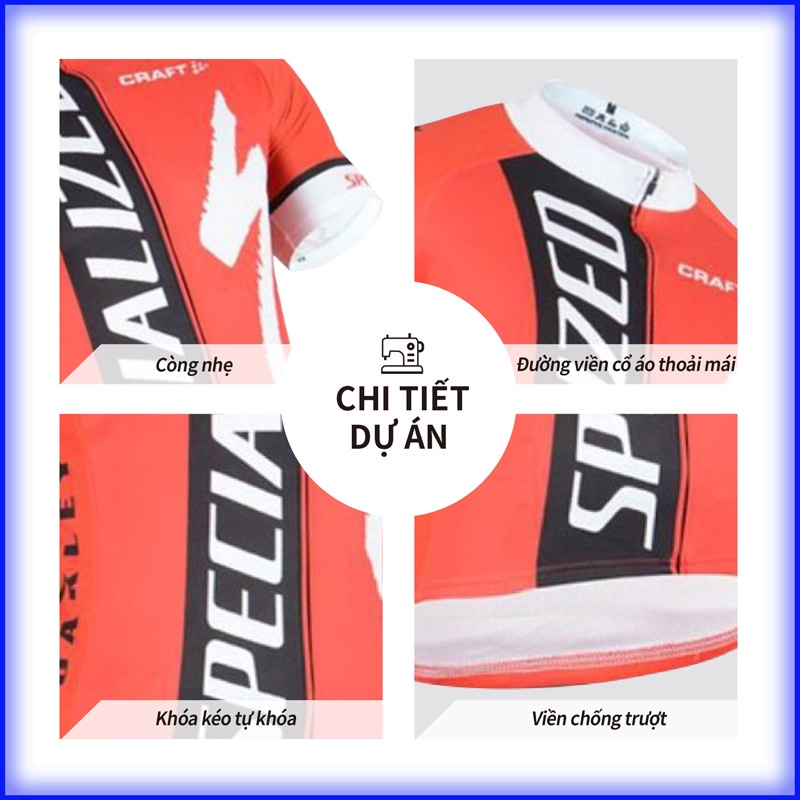 Bộ Jersey đi xe đạp mùa hè dành cho nam giới Đi xe đạp leo núi Chuyên nghiệp Jersey Bộ thoáng khí Wicking Khô nhanh Vải mềm và thoải mái
