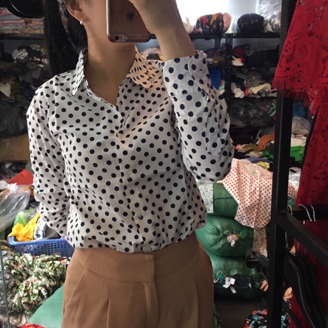 Áo sơ mi nữ xuất nhật