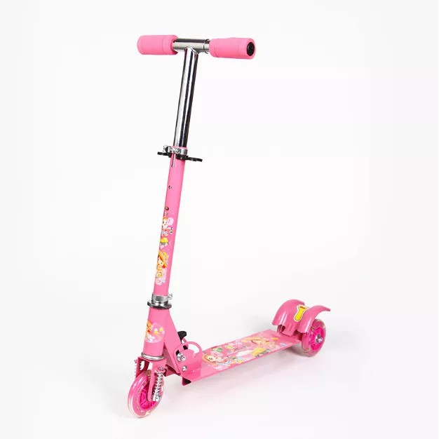 Xe trượt Scooter 3 bánh phát sáng, Bản To có Lò Xo