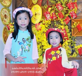 Áo dài cách tân thêu  cao cấp