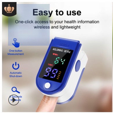 Máy đo nồng độ oxy trong máu và đo nhịp tim cầm tay LK87