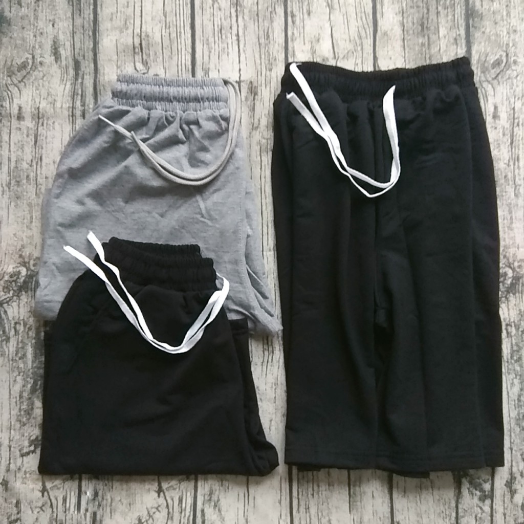 Quần short thun trơn Unisex chất nỉ dày dặn | BigBuy360 - bigbuy360.vn