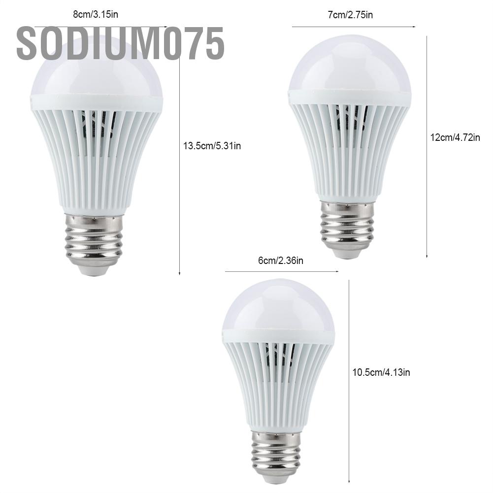 Sodium075 Sodium075 E27 Ánh sáng trắng tinh khiết Cảm biến cảm ứng cơ thể người Đèn LED bóng đèn AC220V