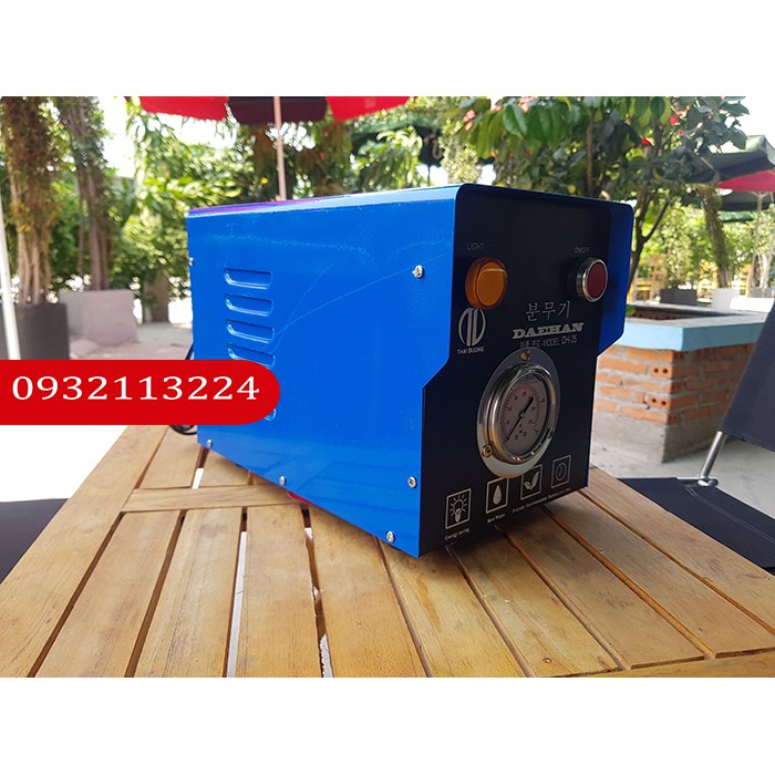 Máy phun sương DH 35 -DAEHAN- máy có công tắc, đồng hồ áp có vỏ hộp bảo vệ