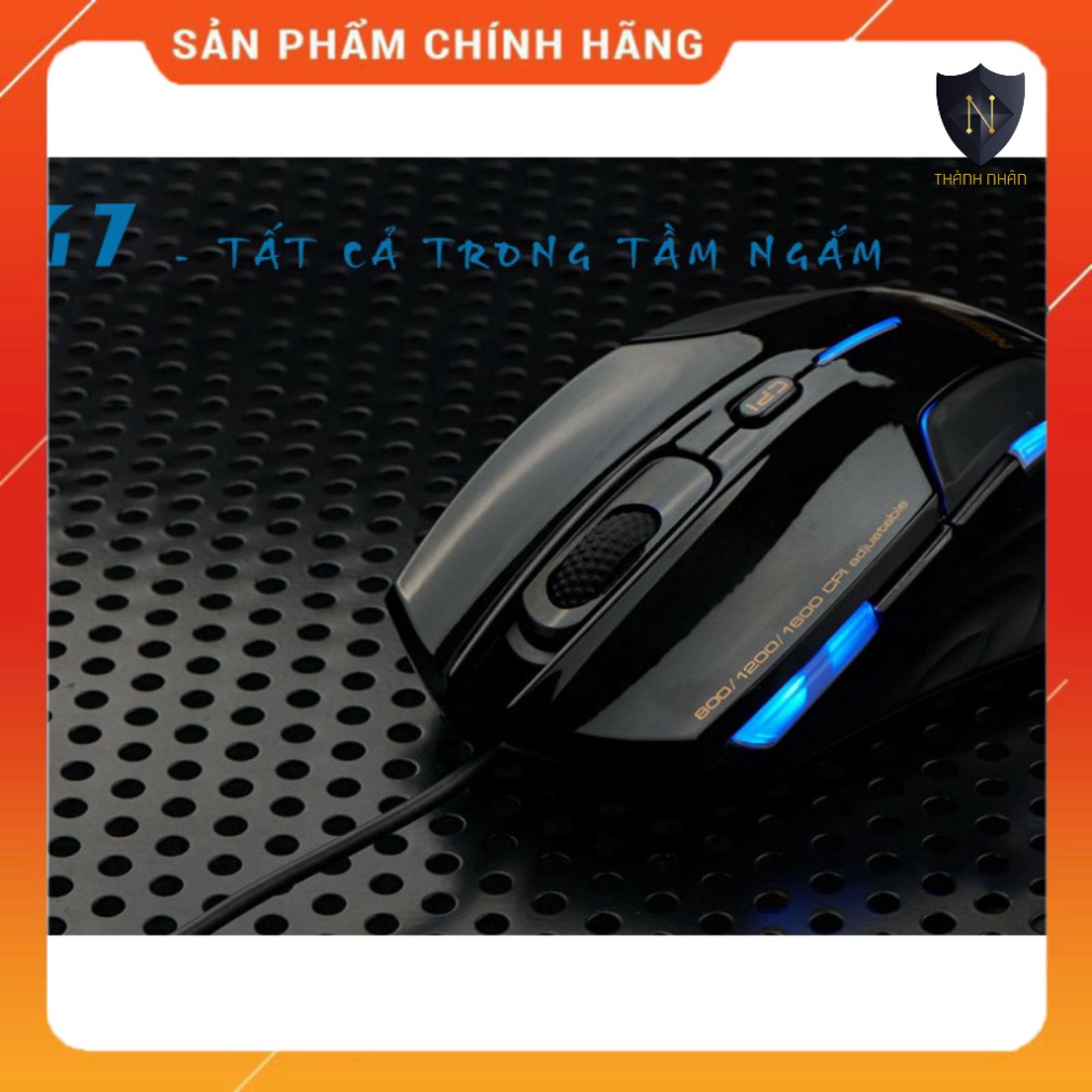 [XẢ KHO GIÁ SỐC] -  Chuột Gamer Newmen G7 Plus dây dù kết nối cổng USB  - Hàng chính hãng