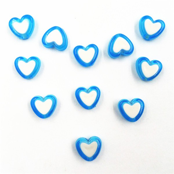 Set 150 hạt nhựa hình trái tim làm trang sức thủ công | BigBuy360 - bigbuy360.vn