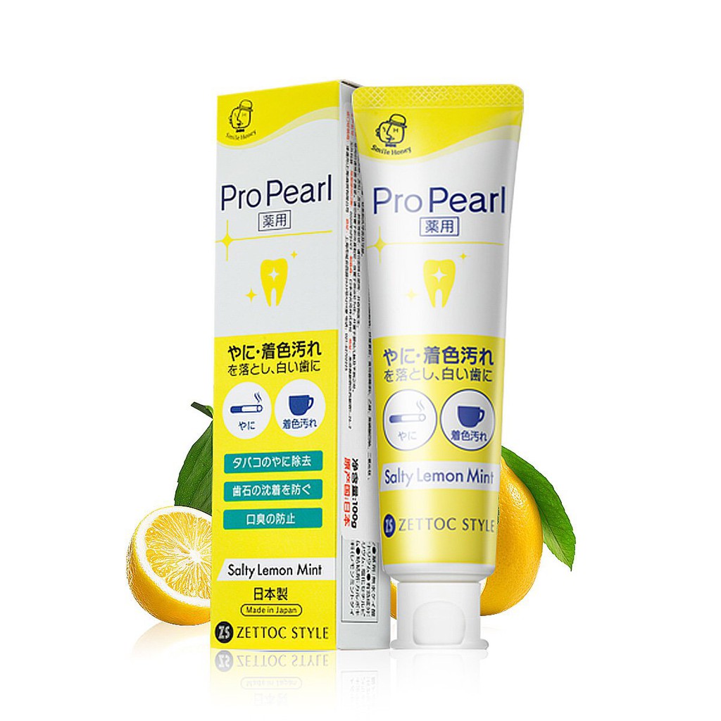 Kem đánh răng bạc hà siêu mát lạnh Nippon Zettoc Toothpaste ProPearl Super Cool Mint 100g (ZS)