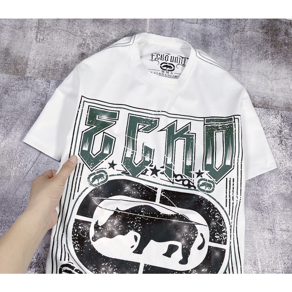 Áo thun Ecko chất liệu vải cotton tay ngắn form unisex dành cho nam và nữ