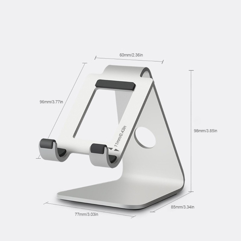 Alli Portable Tablet Desk Stand Mobile Phone Cradle Holder for iPad 3.5-10 E-Readers