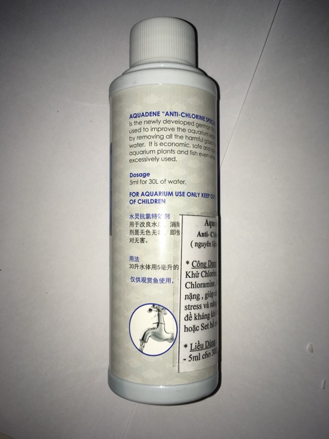 Khử Clo khử kim loại AQUADENE ANTI-CHLORINE 1