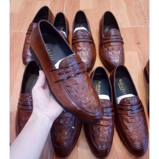 Giầy công sở nam cao cấp da bò tấm bảo hành 12tháng
