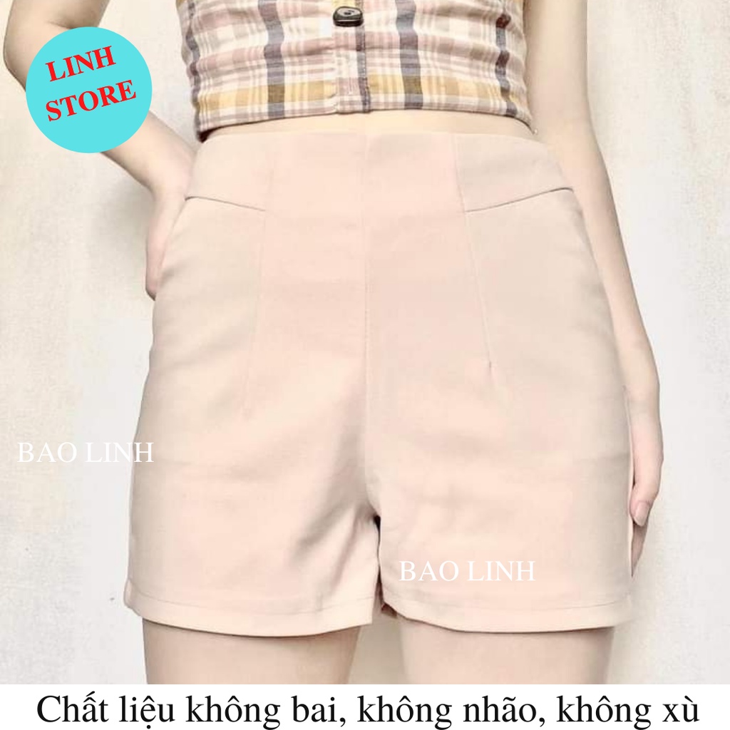 Quần Cạp Cao Nữ LINH STORE Thời Trang Nữ Mặc Ở Nhà Hay Đi Chơi Chất Liệu Tuyết Mưa Hãng Vitex