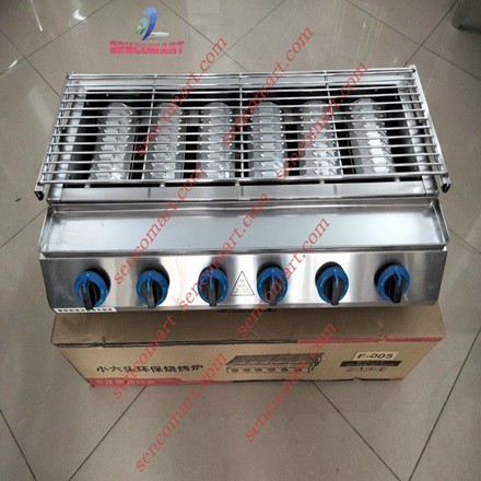 Bếp nướng chạy GAS không khói 6 đốt