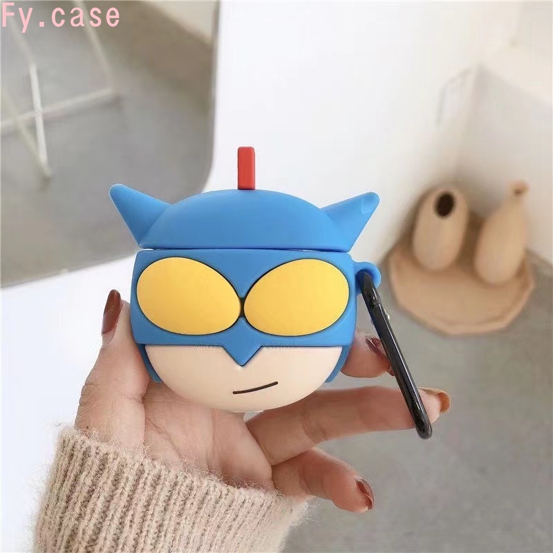Vỏ Bảo Vệ Hộp Sạc Tai Nghe Bluetooth Không Dây AirPods 1 2 3 Pro Bằng Silicon Mềm Chống Sốc Họa Tiết Hoạt Hình Siêu Nhân Dễ Thương
