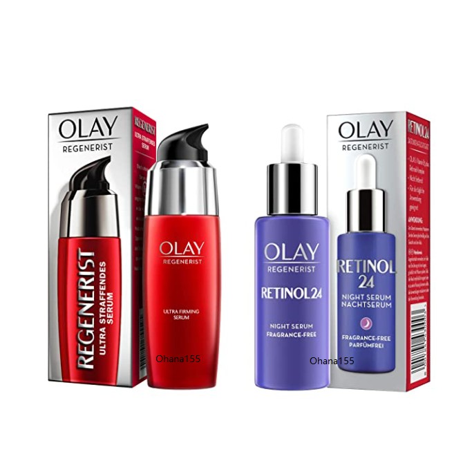 Serum chống lão hóa Olaz Total Effects 7in1, Olay Regenerist – Nội địa Đức