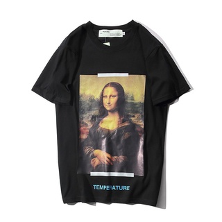 Áo thun off white in hình mona lisa thời trang cao cấp cho nam nữ