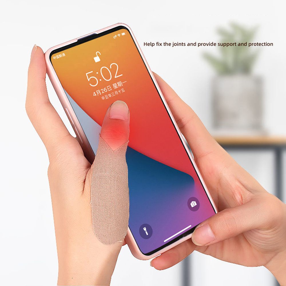 Set 10 băng dán ngón cái chất liệu thoáng khí giúp giảm đau khớp và bảo vệ cổ tay dùng khi chơi thể thao