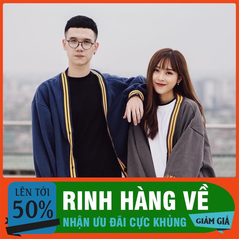 [ Rẻ Vô Địch ] Áo Khoác CARDIGAN VERMONT THÊU TAY UNISEX [Kèm Hình Thật] thời trang uni