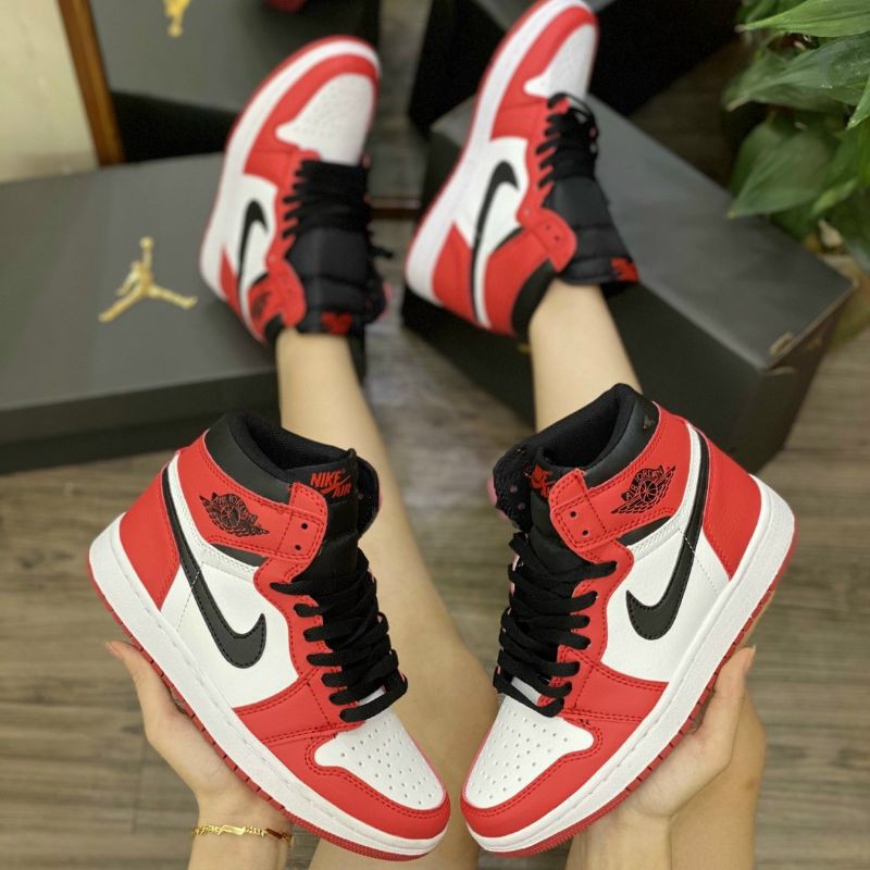 GIÀY JD TRẮNG ĐỎ