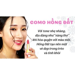 Son màu Hồng Đất không chì - Son Handmade cao cấp COMO LIP COLOR