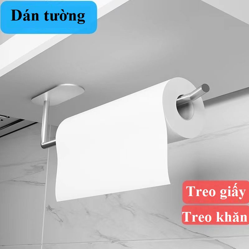 Thanh Treo Khăn Lau Tay - Móc Treo Cuộn Giấy Vệ Sinh Dán Tường Latimax kích thước 12 Cm chất liệu Inox 304 Cao Cấp