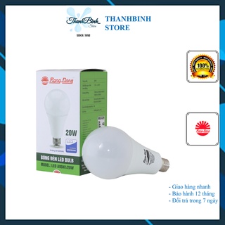 BÓNG ĐÈN LED BULB RẠNG ĐÔNG 20W- ÁNH SÁNG TRẮNG- TIẾT KIỆM ĐIỆN