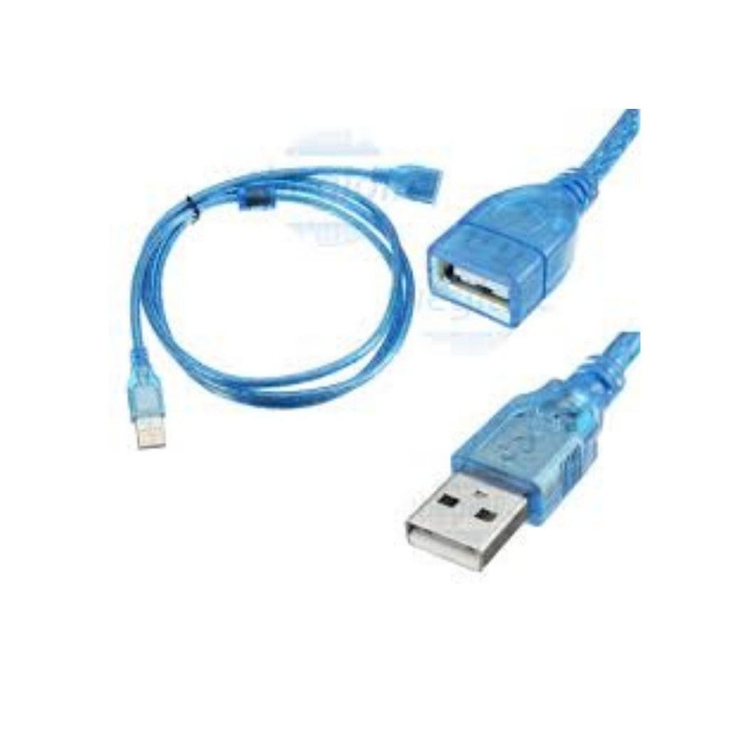 Dây usb nối dài 3m xanh hoặc xám chống nhiễu