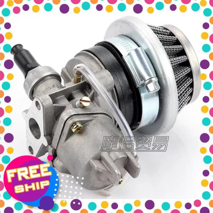 Bình xăng con kiêm lọc gió động cơ moto và cào cào mini 50cc cụm chế xe moto cào cào