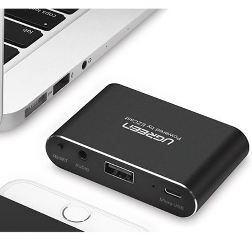 [Mã SKAMA07 giảm 8% đơn 250k]Bộ Chuyển Đổi Ugreen USB Sang HDMI, VGA Audio Có Nguồn Phụ 30963 - Hàng Chính Hãng