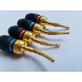 Combo 2 cặp rắc mỏ chim Monster mềm mạ vang` cao cấp - 4 cái rắc mỏ chim - Jack âm thanh